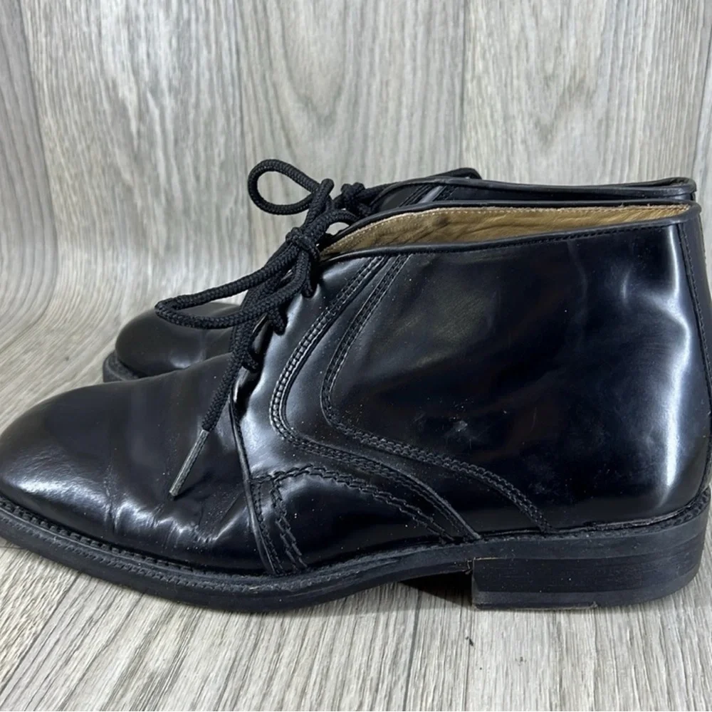 Cable & Co Black Leather Chukka Boots for Men